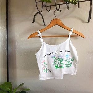 Summer/ Spring Foral Trendy Crop Top